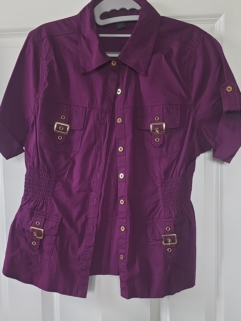Dereon Deep Plum Collared Shirt